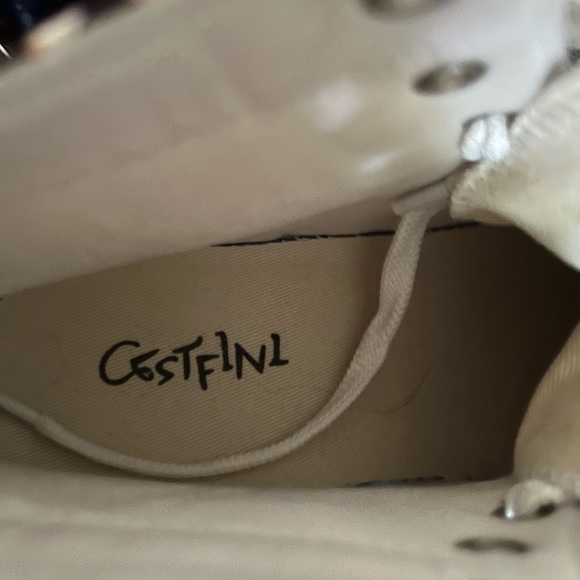 Brand New Women’s Cestfini graffiti platform High top sneakers - Picture 5 of 11